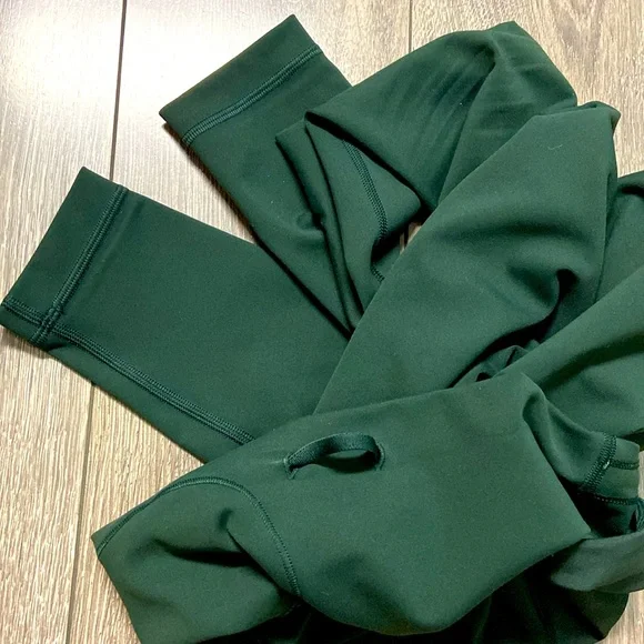 LIKE NEW Lululemon Wunder Train High-Rise 28” leggings tights 4 Legacy Green